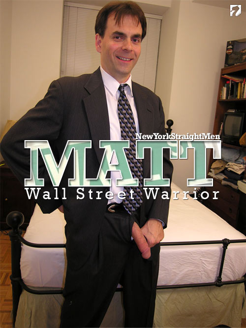 Wall Street Warrior Matt at New York Straight Men