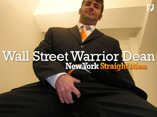 Wall Street Warrior Dean at New York Straight Men