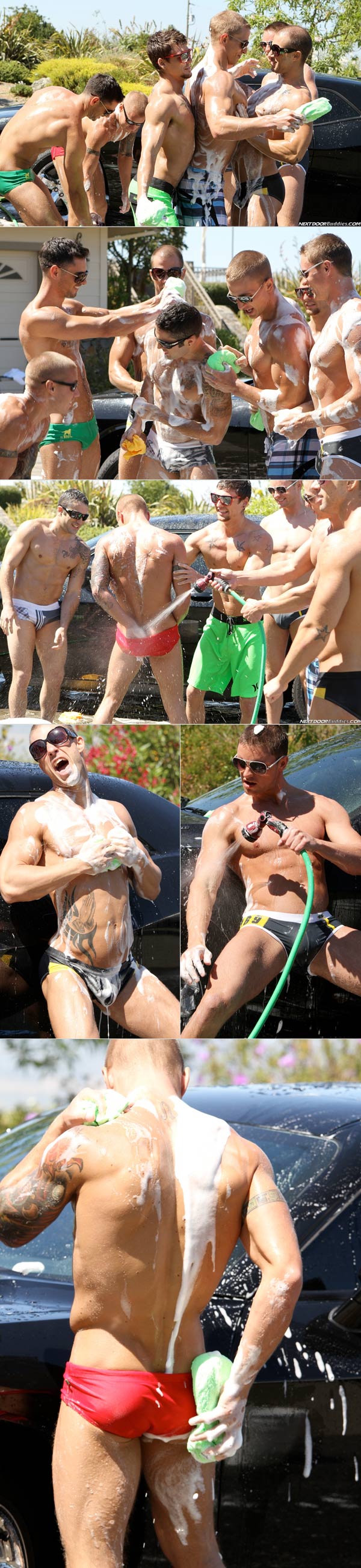 Suds & Studs (Marcus Mojo, Johnny Torque, Rod Daily, Donny Wright, Brody Wilder & Campbell Stevens) at Next Door Buddies