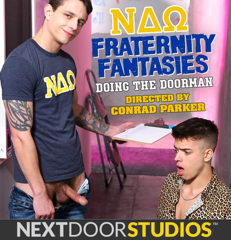 Fraternity Fantasies: Doing The Doorman (Kyle Wyncrest Fucks Evan Knoxx) at Next Door Studios