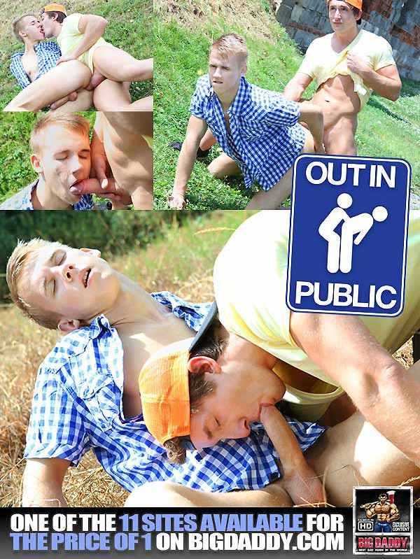 Anal-Sex In Open Field (Bareback) at OutInPublic