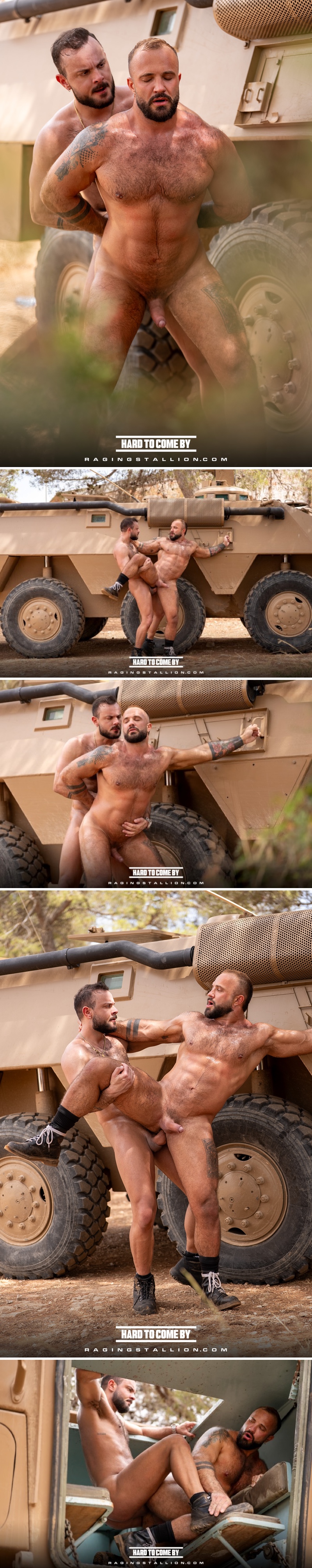 Hard to Come By, Scene 1 (Ben Bison Bottoms for Sir Peter) at Raging Stallion