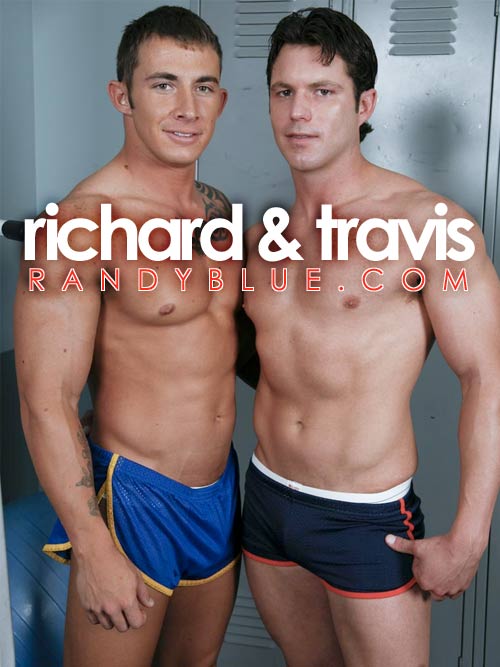 Richard Pierce and Travis James at Randy Blue