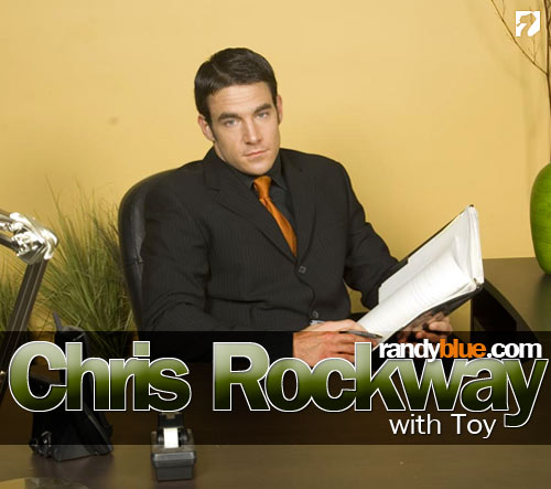 Chris Rockway With Toy at Randy Blue