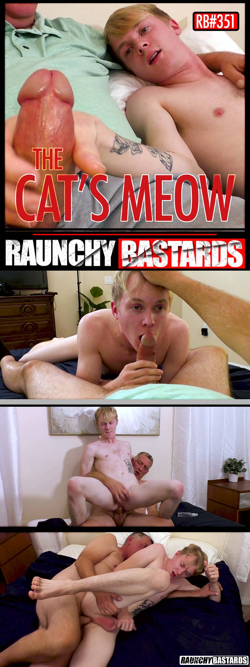 Episode #351: Clay Fucks Dallas Ari in 'The Cat's Meow' at Raunch Bastards