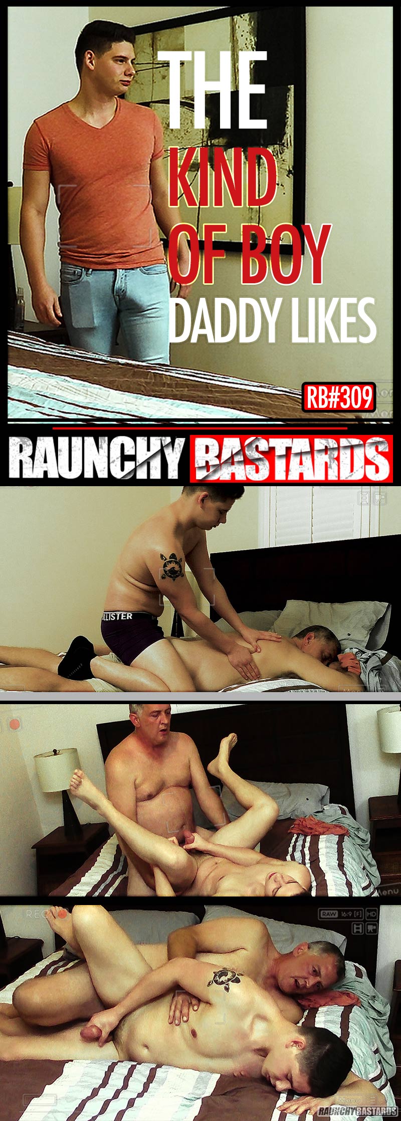 Episode #309: Clay Fucks Noah Reed in 'The Kind of Boy Daddy Likes' at Raunch Bastards