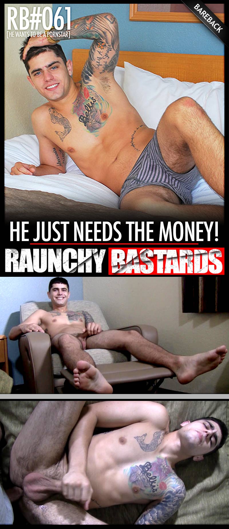 Episode #061 (He Wants To Be A Pornstar): He Just Needs The Money (feat. Danny Luca) at Raunch Bastards