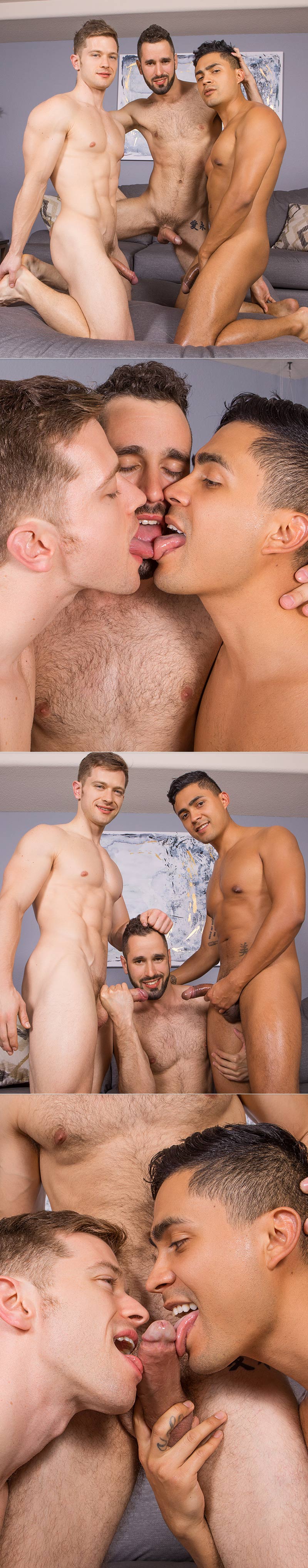 Hector and Deacon Double-Penetrate Asher (Bareback) at SeanCody