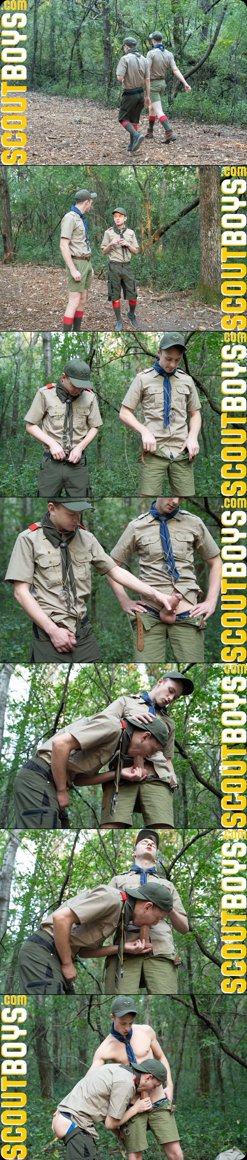 Buddy Check: ORIENTEERING (Cole Blue Fucks Ian Levine) at ScoutBoys