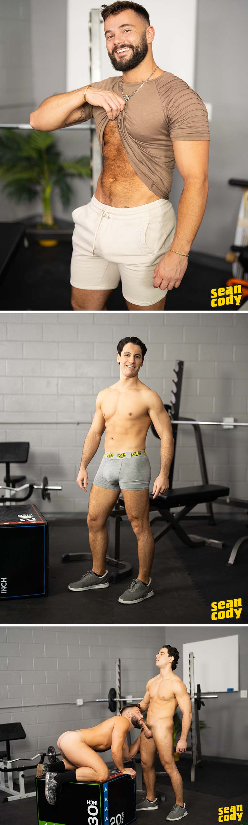 Paul Codi and Hayden Harding's Gym Hookup at SeanCody