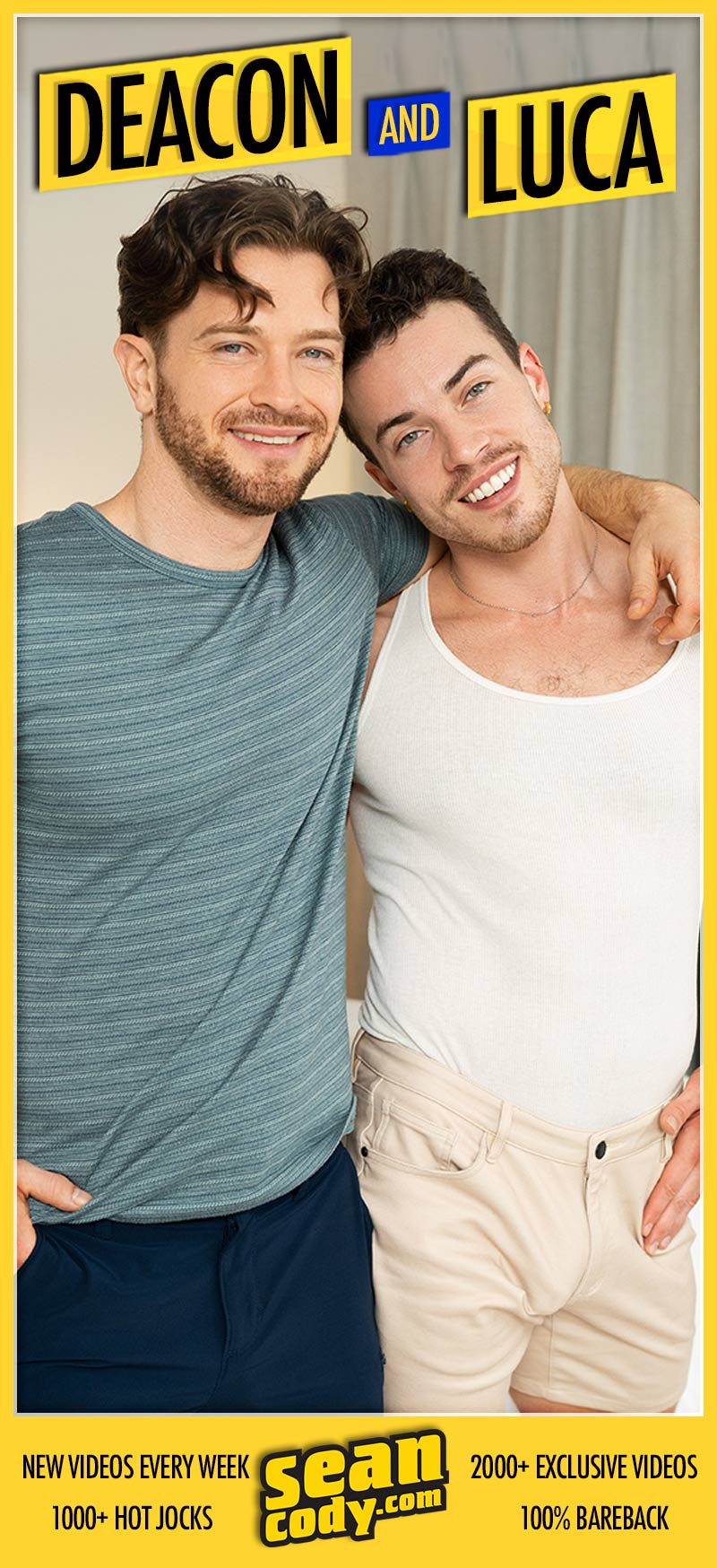 Luca Zae's Debut with Deacon Delivers a Hard, Fast First Time at SeanCody