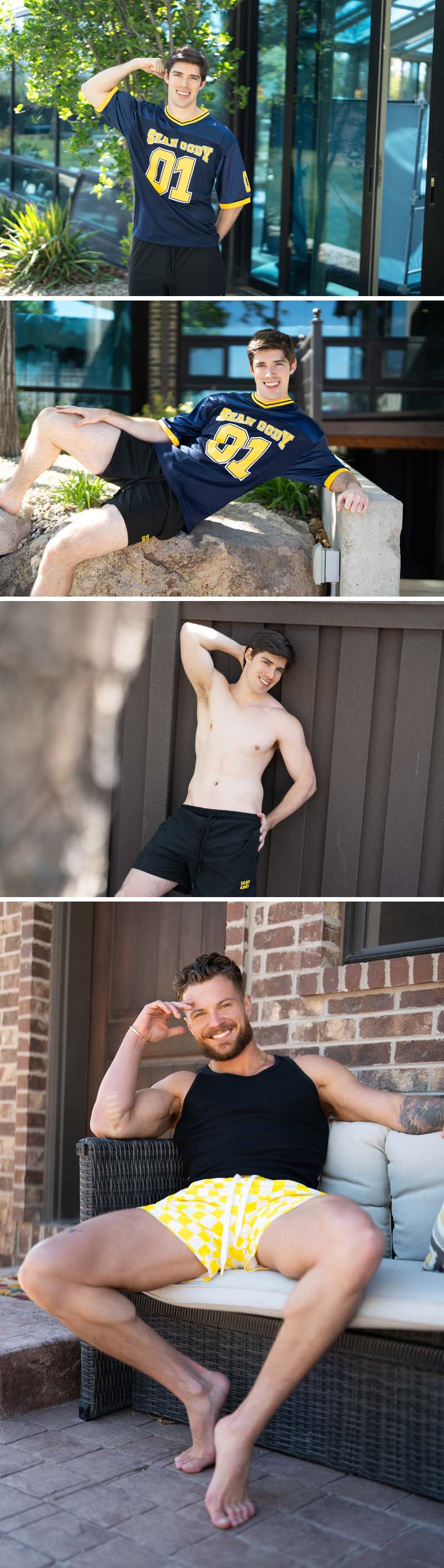 CurvedKing Gives Gryphon a Backyard Bounce and Creampie at SeanCody