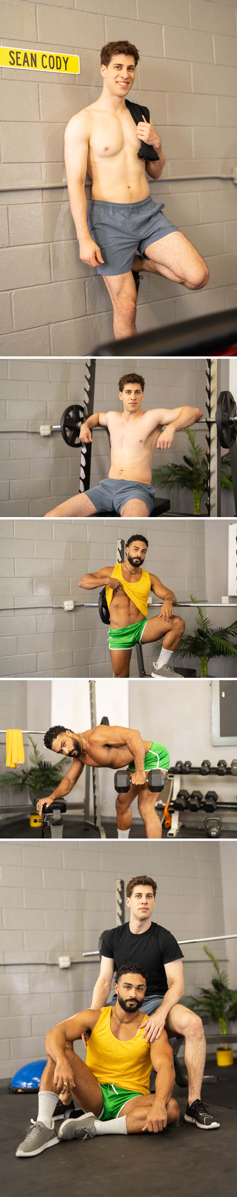 Diego Silva Rides Angelo Hard in a Gym Hookup at SeanCody