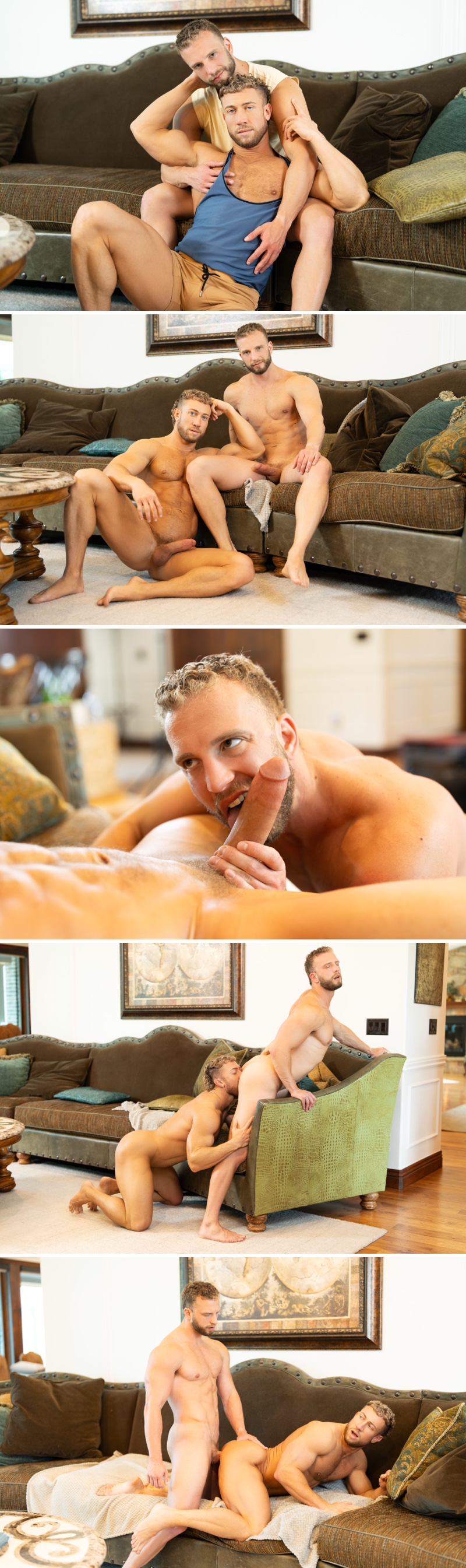 SeanCody's Hunter Mason and Bryan Trade Roles in a Muscle-Hunk Matchup