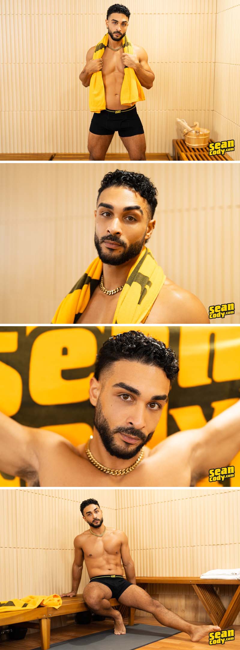 Paul Codi Takes Every Inch of Diego Silva in the Sauna at SeanCody