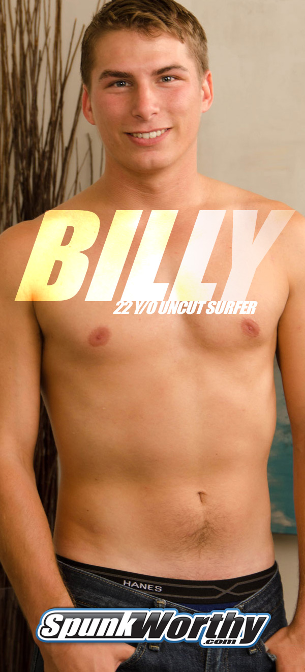 Billy (Uncut 21 Year Old Surfer) at SpunkWorthy.com