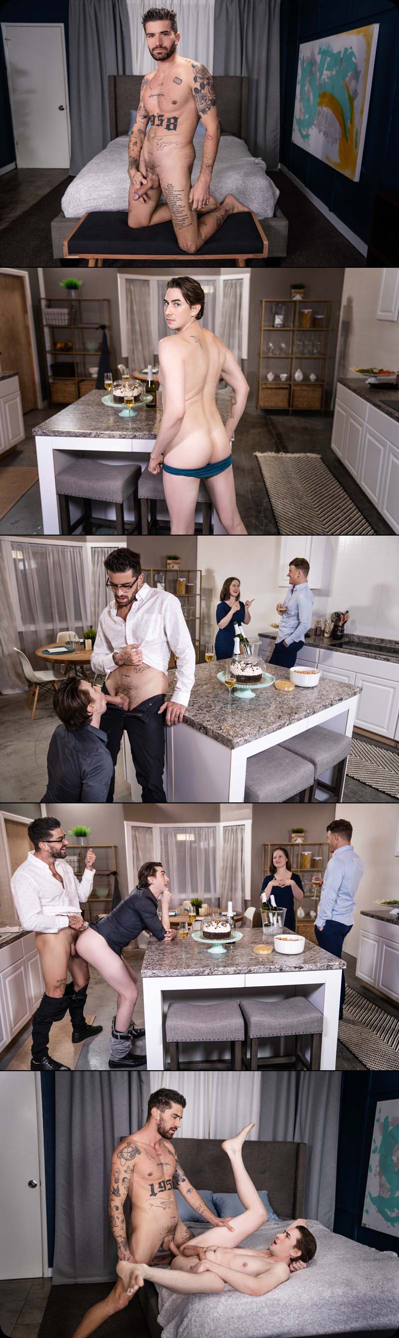 BIG Fuck-Up In The Kitchen! (JJ Knight, Chris Damned and Jack Hunter) at MEN.com