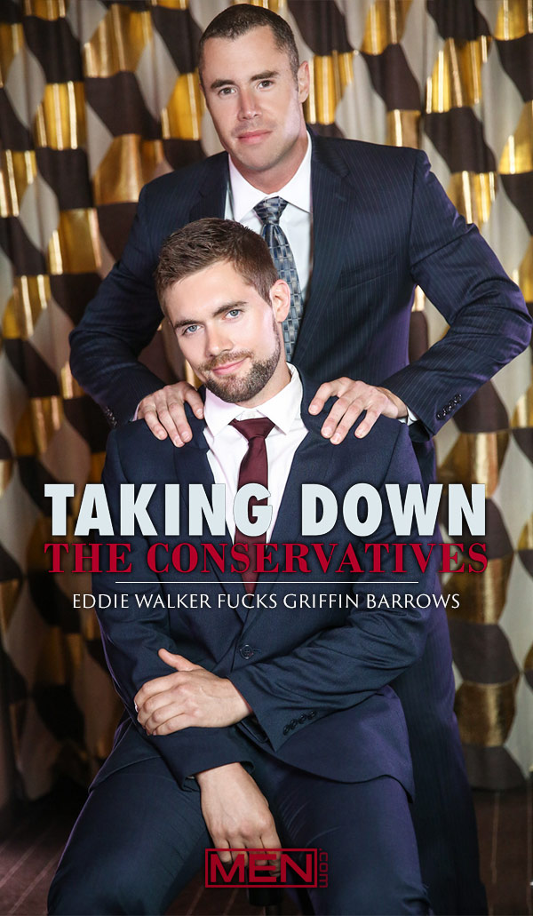 Taking Down The Conservatives (Eddie Walker Fucks Griffin Barrows) Part 1 at Men.com