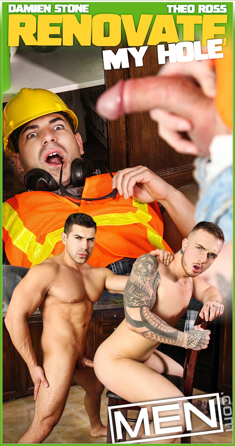 Renovate My Hole (Damien Stone Fucks Theo Ross) at Str8 To Gay