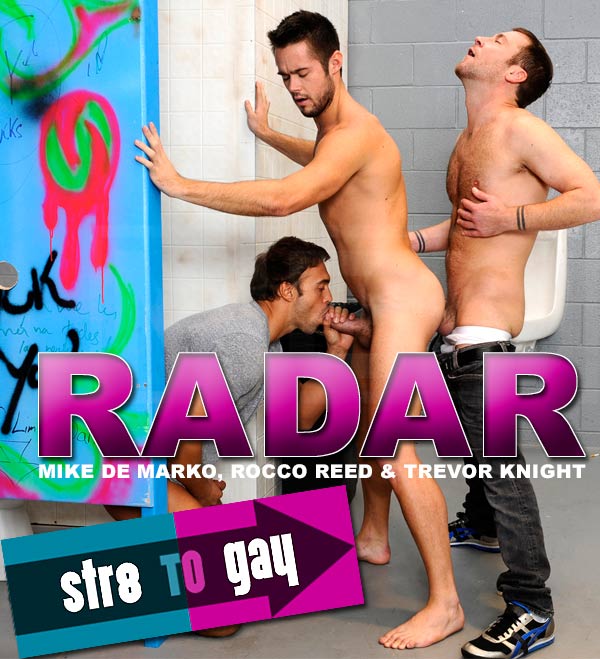 Radar (Mike De Marko, Rocco Reed & Trevor Knight) at Str8ToGay.com