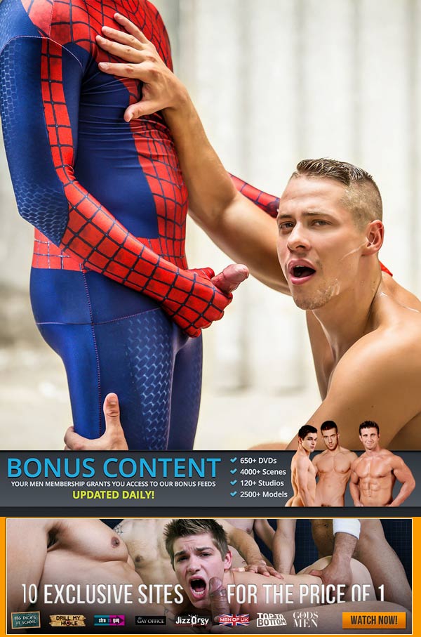 Spiderman: A Gay XXX Parody (Will Braun Fucks Aston Springs) (Part 2) at Men.com