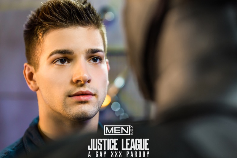 Justice League: A Gay XXX Parody (Ryan Bones (Batman) Fucks Johnny Rapid (The Flash)) (Part 1) at Men.com