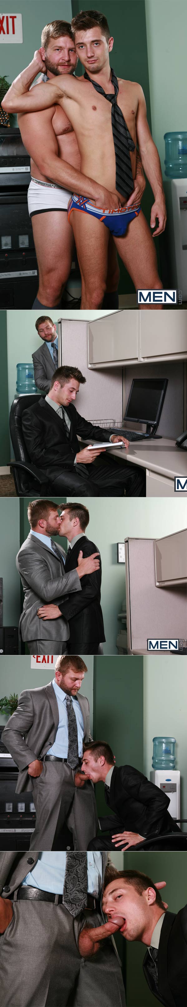 New Cubicle Mate (Colby Jansen & JD Phoenix) at The Gay Office