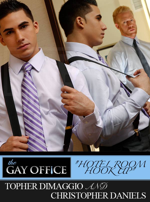 Hotel Room Hook Up (Topher DiMaggio & Christopher Daniels) at The Gay Office