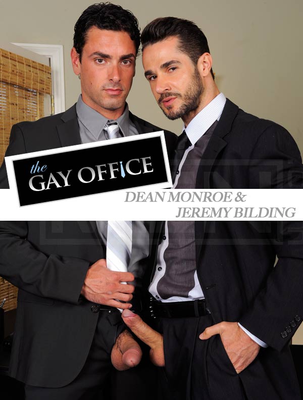 Suited To Fuck (Dean Monroe & Jeremy Bilding) at The Gay Office