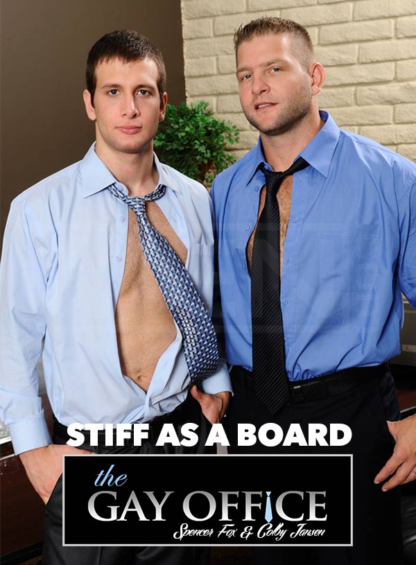 Stiff As A Board (Spencer Fox & Colby Jansen) at The Gay Office