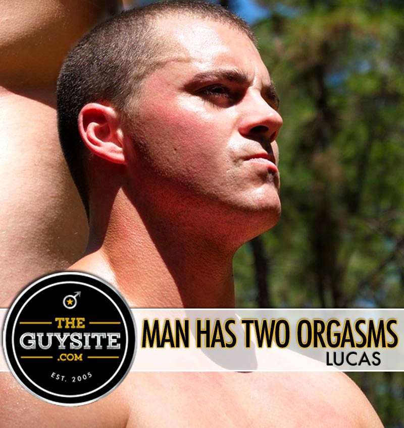 Man Has Two Orgasms at The Guy Site