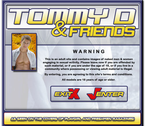 Tommy D Splash Page