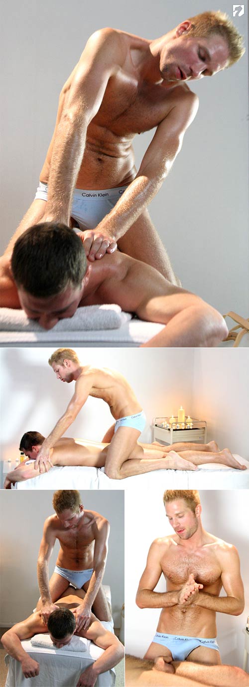The Swedish Massage (Starring Rick Bauer & Freddy Falcon) at UKNakedMen