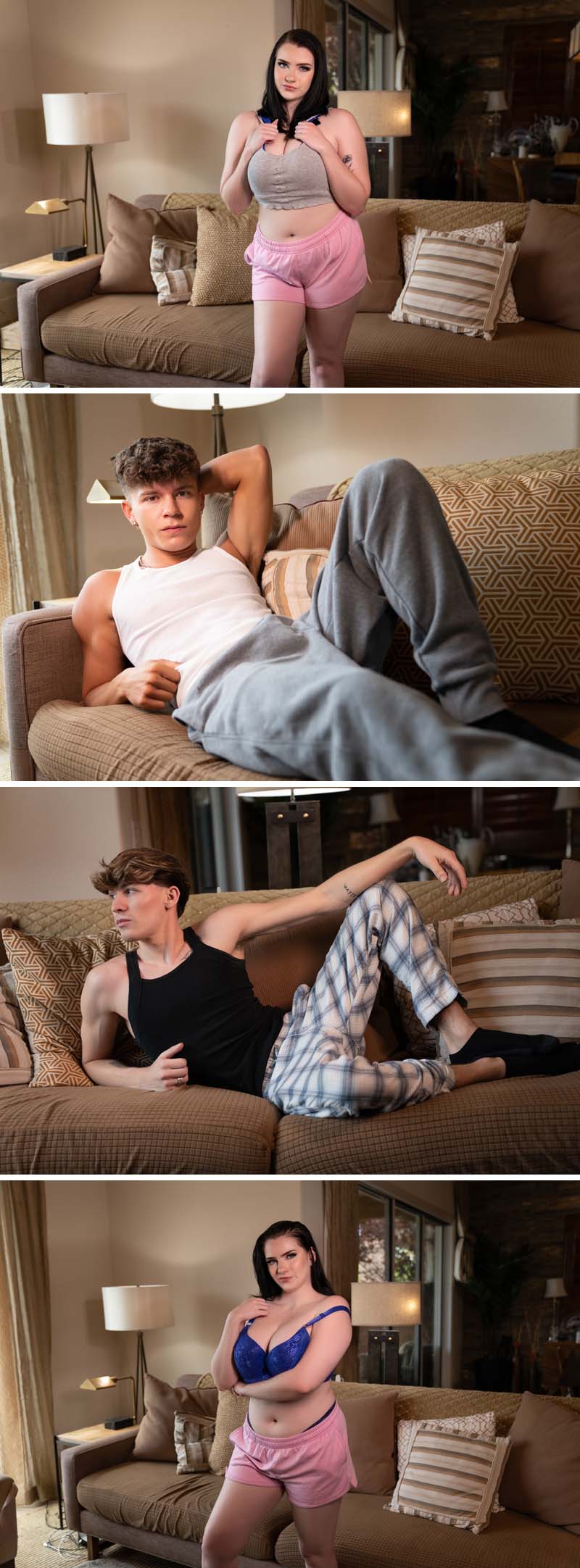 Bisexual Movie Night (Drake Von, Em Indica and Hunter Coxs) at WhyNotBi
