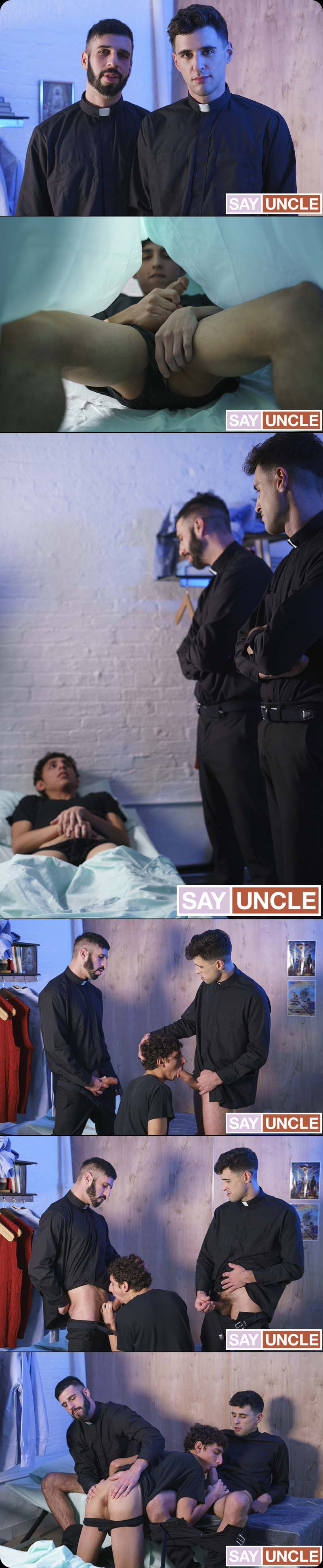 In The Dormitory (Father Romeo and Father Gallo Tag-Team Carter Ford) at YesFather.com